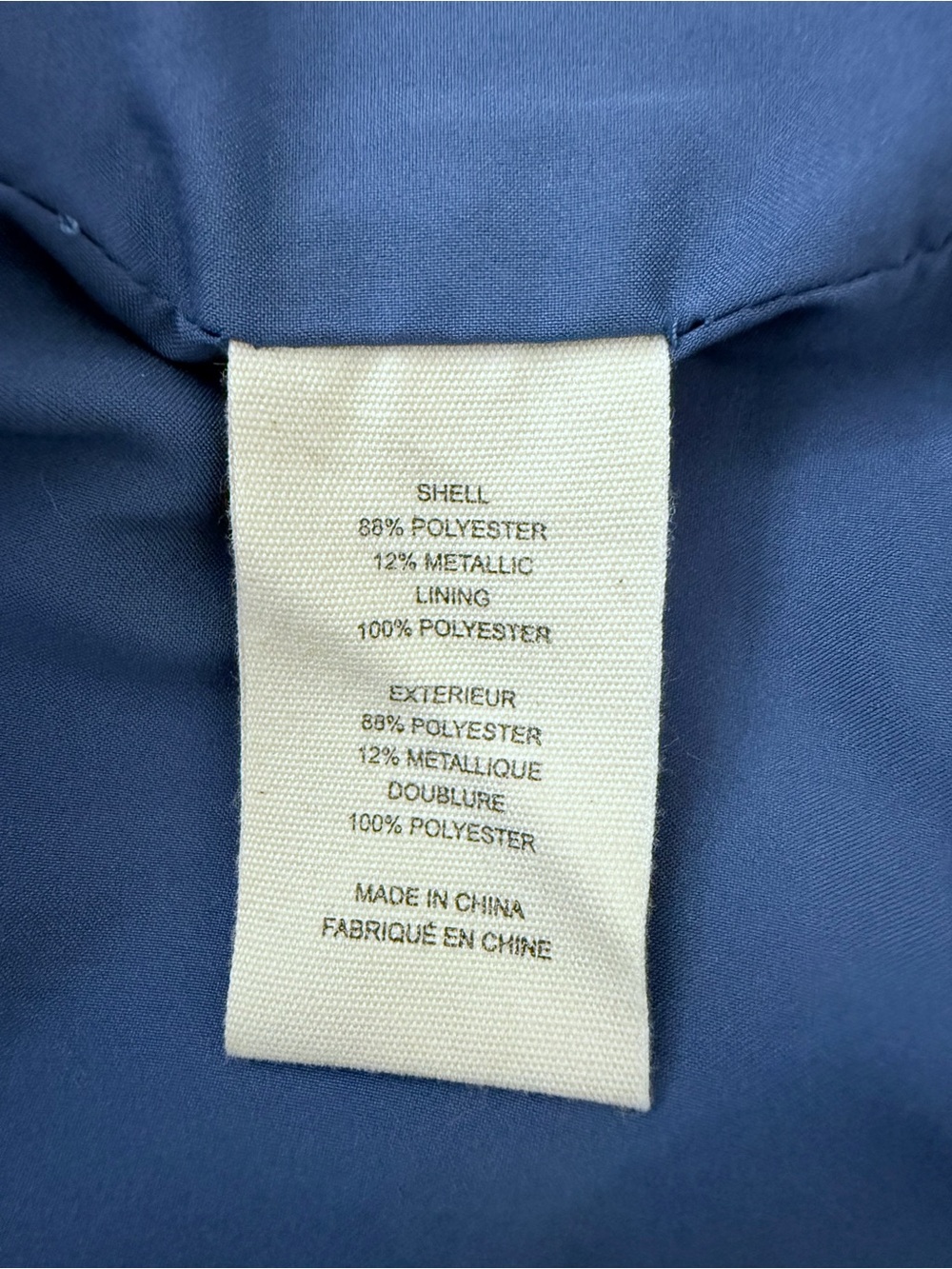 NWT L'AGENCE  Sheila Longline Jacquard Blue Silver Good Luck Chain Blazer Sz 8 - Picture 16 of 16